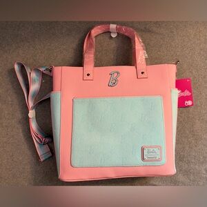 Loungefly Barbie Crossbody, Mini Backpack and Tote Bag 3 in 1